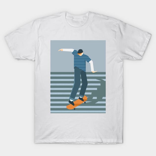 Skate down T-Shirt by Zakaria Azis